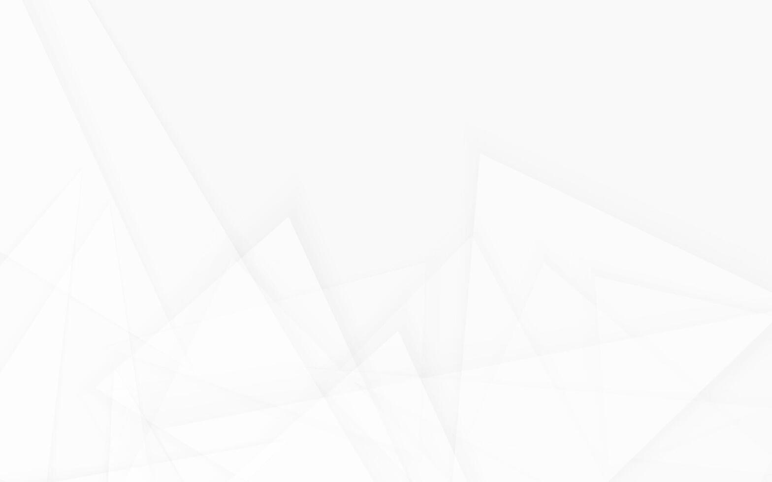 Abstract white geometric background light design shape line triangle vector