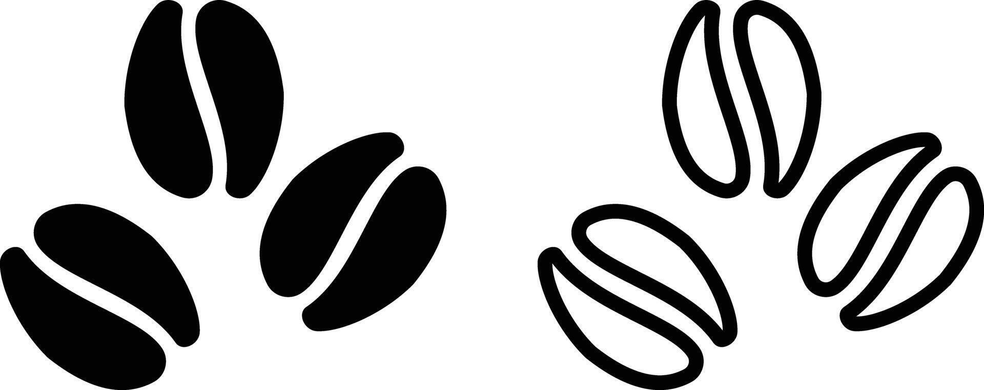 set of coffee. icons in outline style. isolated on white background. trendy emblems for coffee shops and houses vector