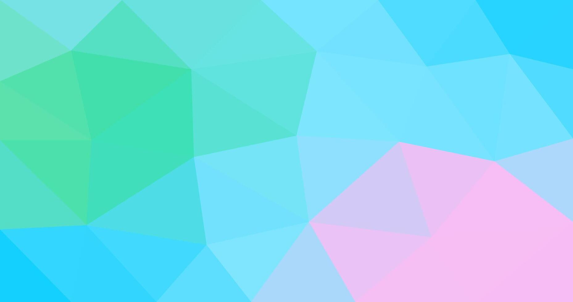 Illustration of blue abstract polygonal modern multicolor background vector