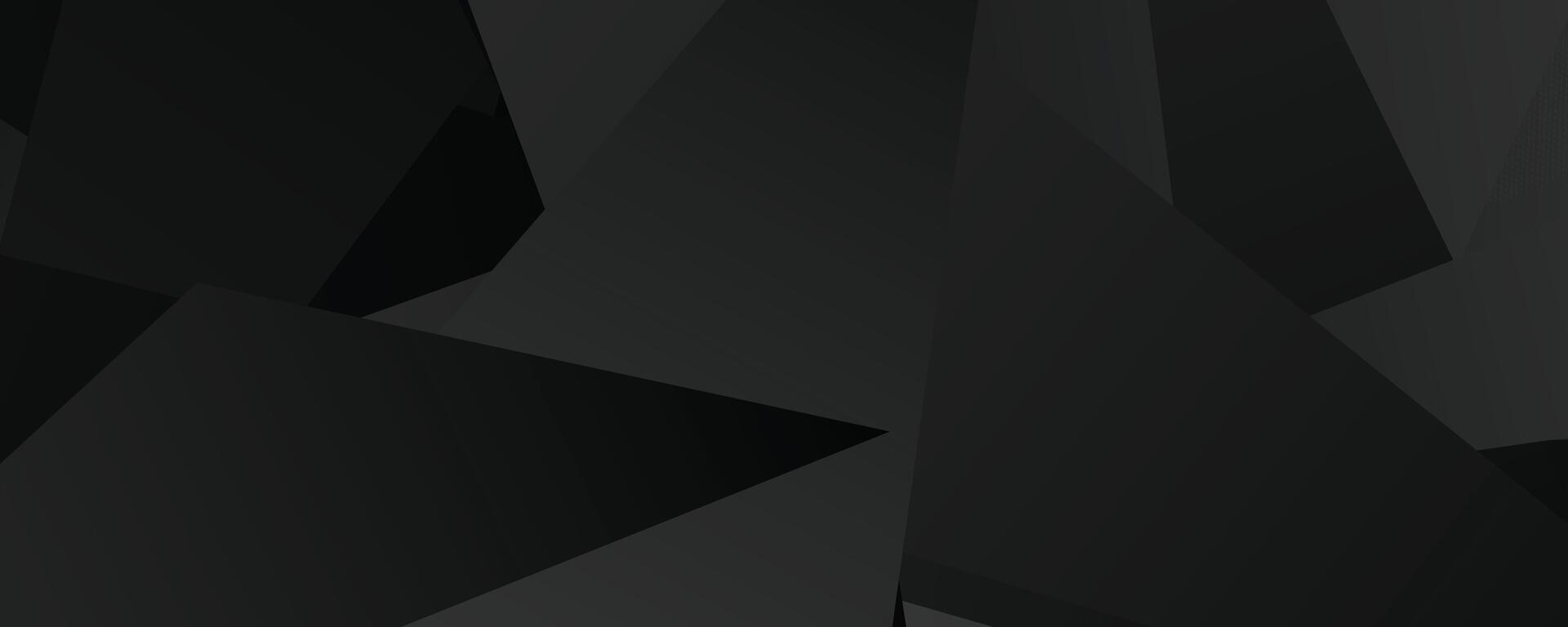 Abstract geometric black polygon pattern with sharp triangular shapes vector