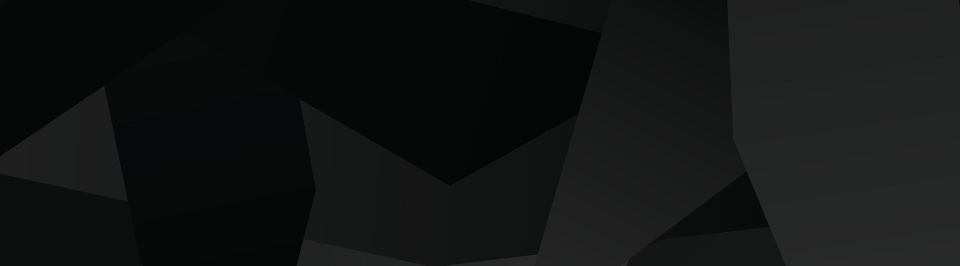Abstract geometric shapes in dark tones with subtle light variations vector