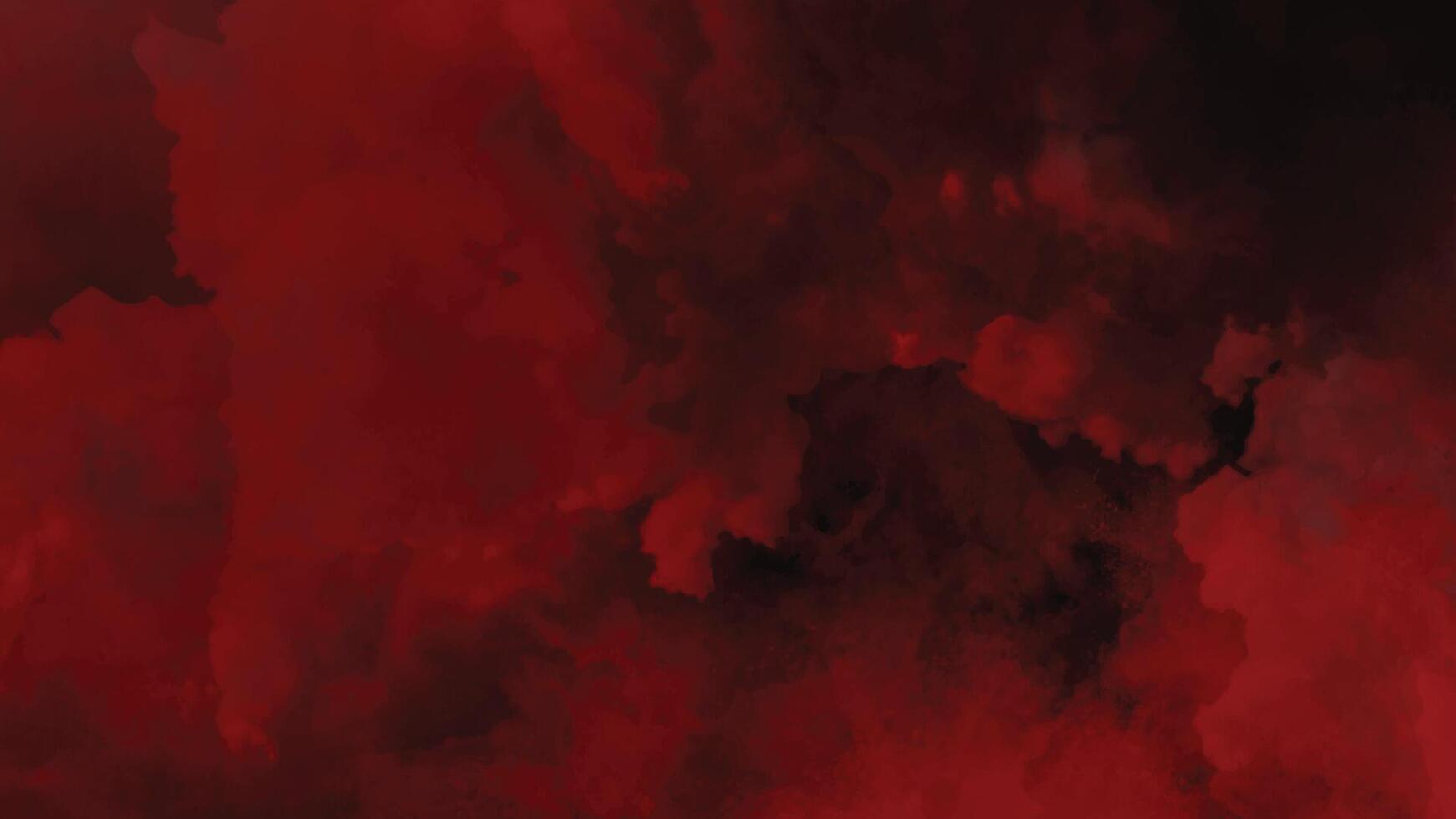 Abstract Red Smoke Background with Dark Swirling Mist vector