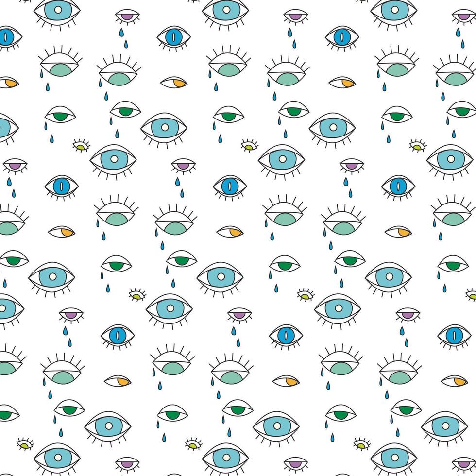 eyes pattern illustration vector