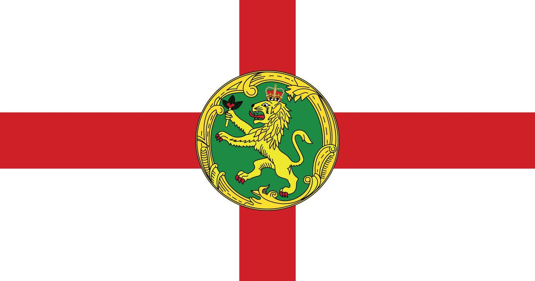 Alderney Flag High Quality Flag Clipart, Flag Icon, Illustration, Premium Quality Digital Download vector