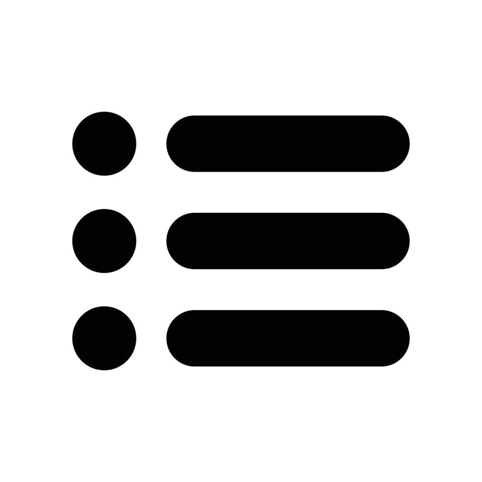 list icon template illustration design vector
