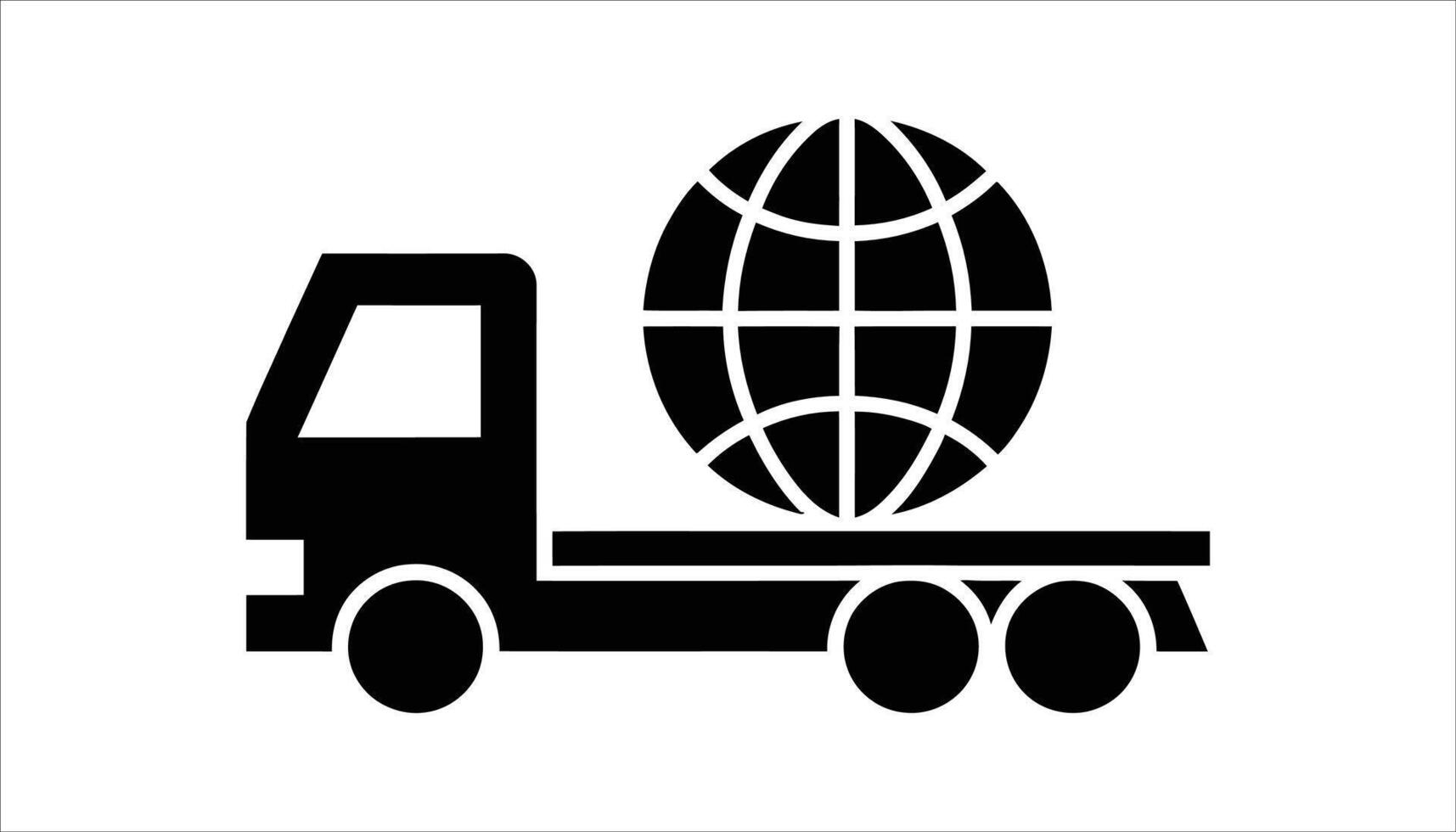 Global Logistics and Transportation Icon vector