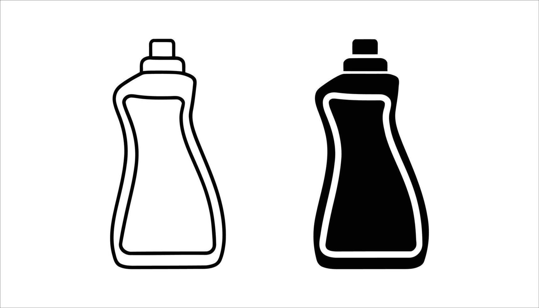 Squeeze Bottle Icon Design. vector