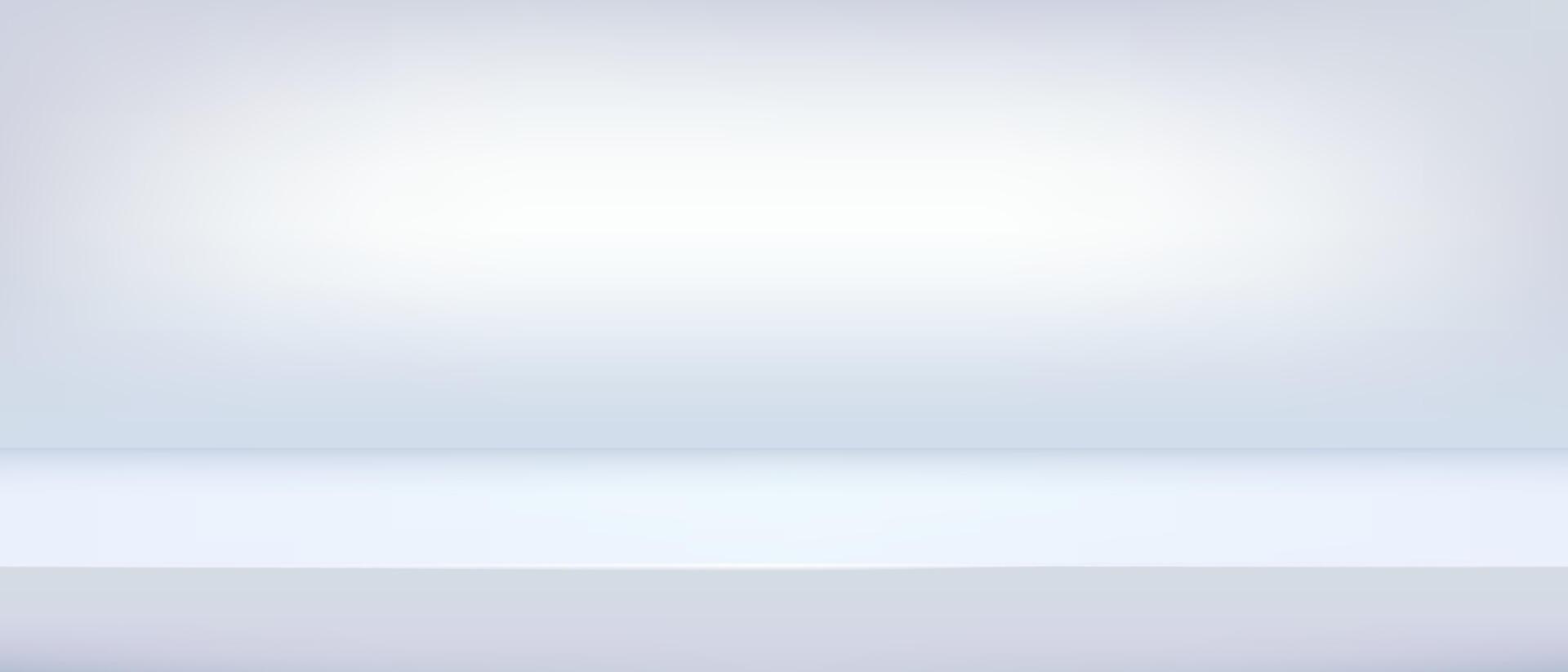 Background light blue shelf studio, color sky space room tabletop, illustration. Limbo countertop backdrop vector