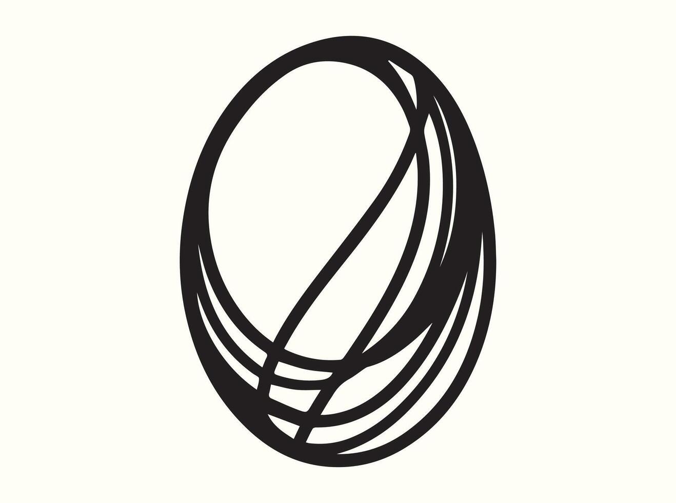 High-Contrast Minimalist Silhouette with Thin Lines vector