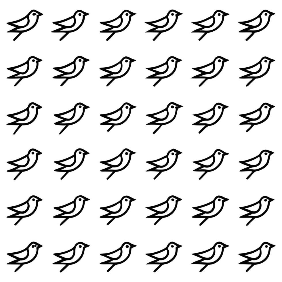 birds flying in a pattern on a white background vector
