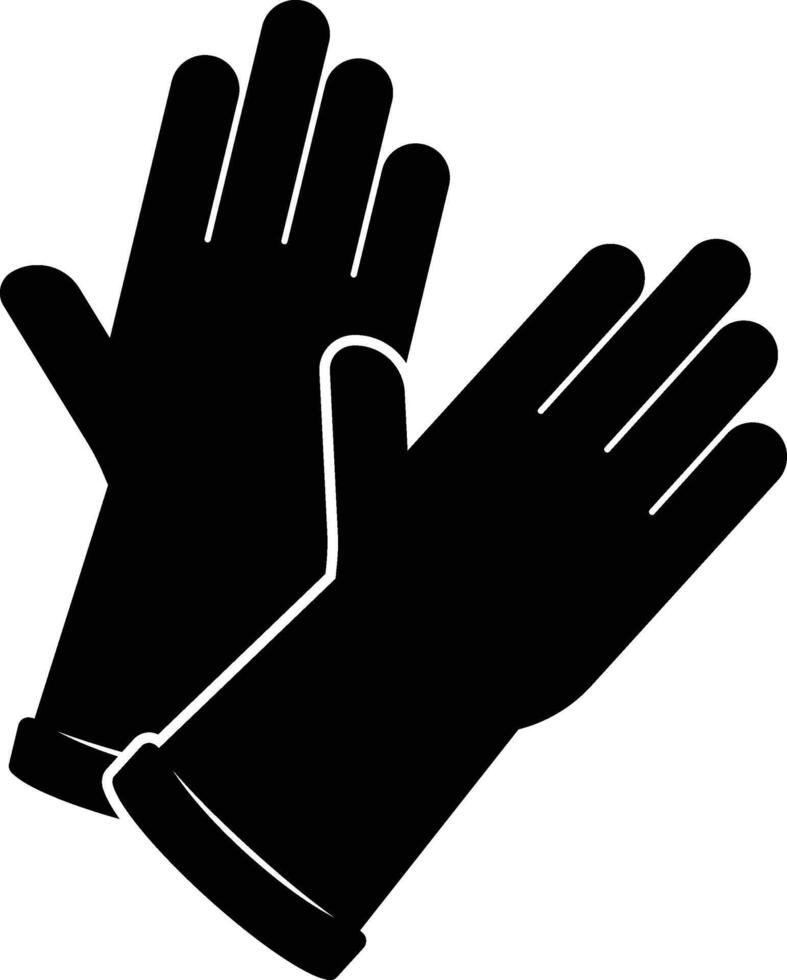 Pair of Gloves Icon Illustration vector