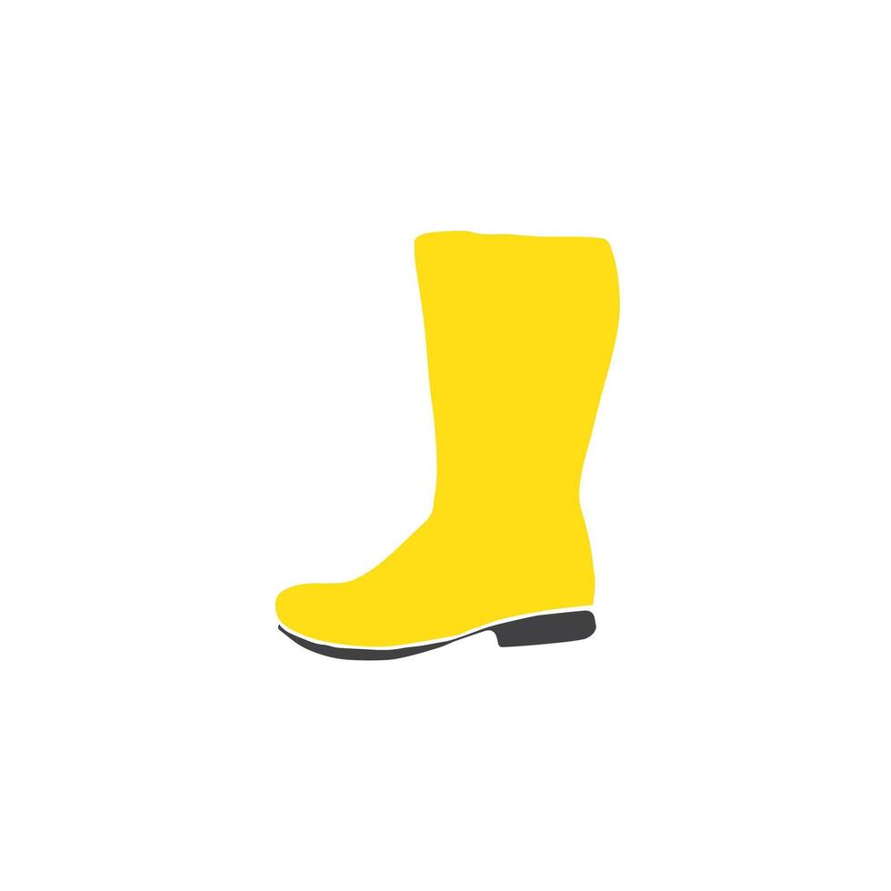 Hand drawn doodle sketch gumboot isolated vector
