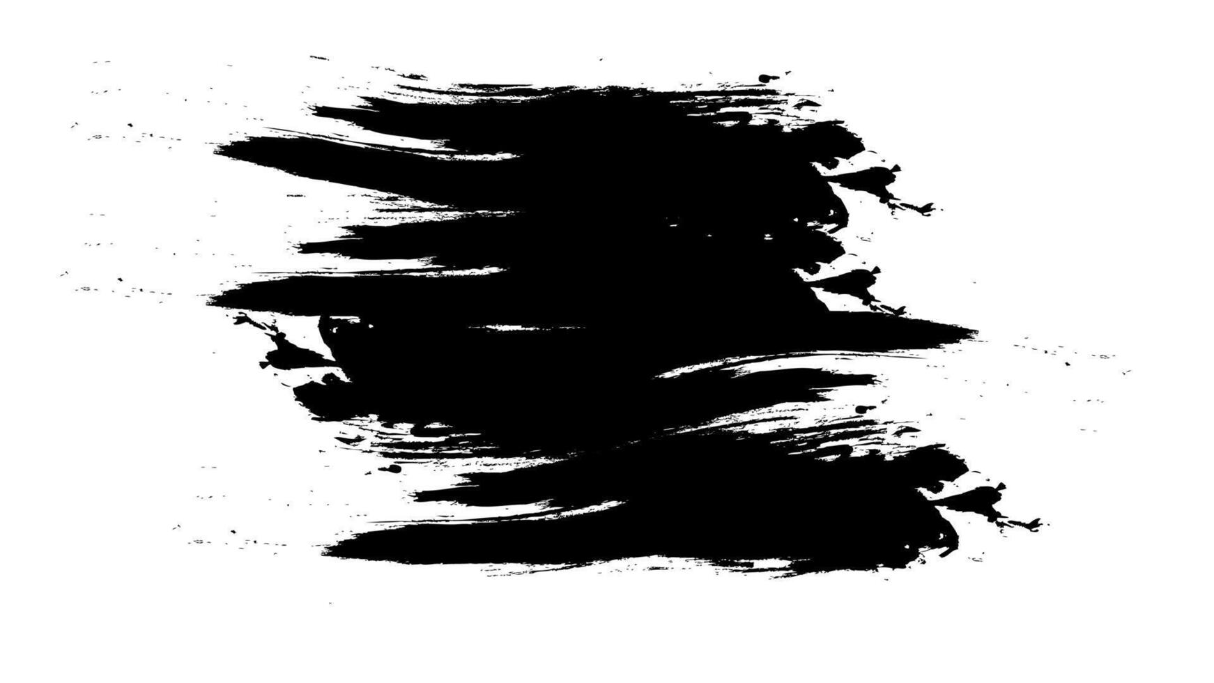 Abstract black brush grunge background. Place for text. Suitable for wallpapers, presentations, banners, etc. vector
