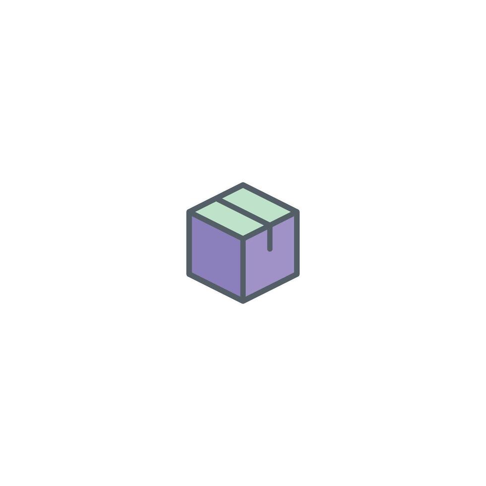 cardboard icon design vector