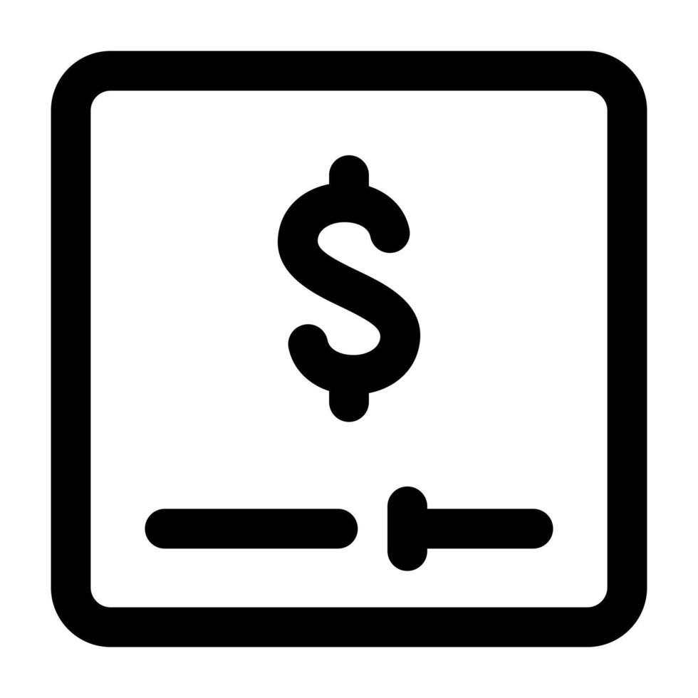 Simple Sponsor outline icon. The icon can be used for websites, print templates, presentation templates, illustrations, etc vector