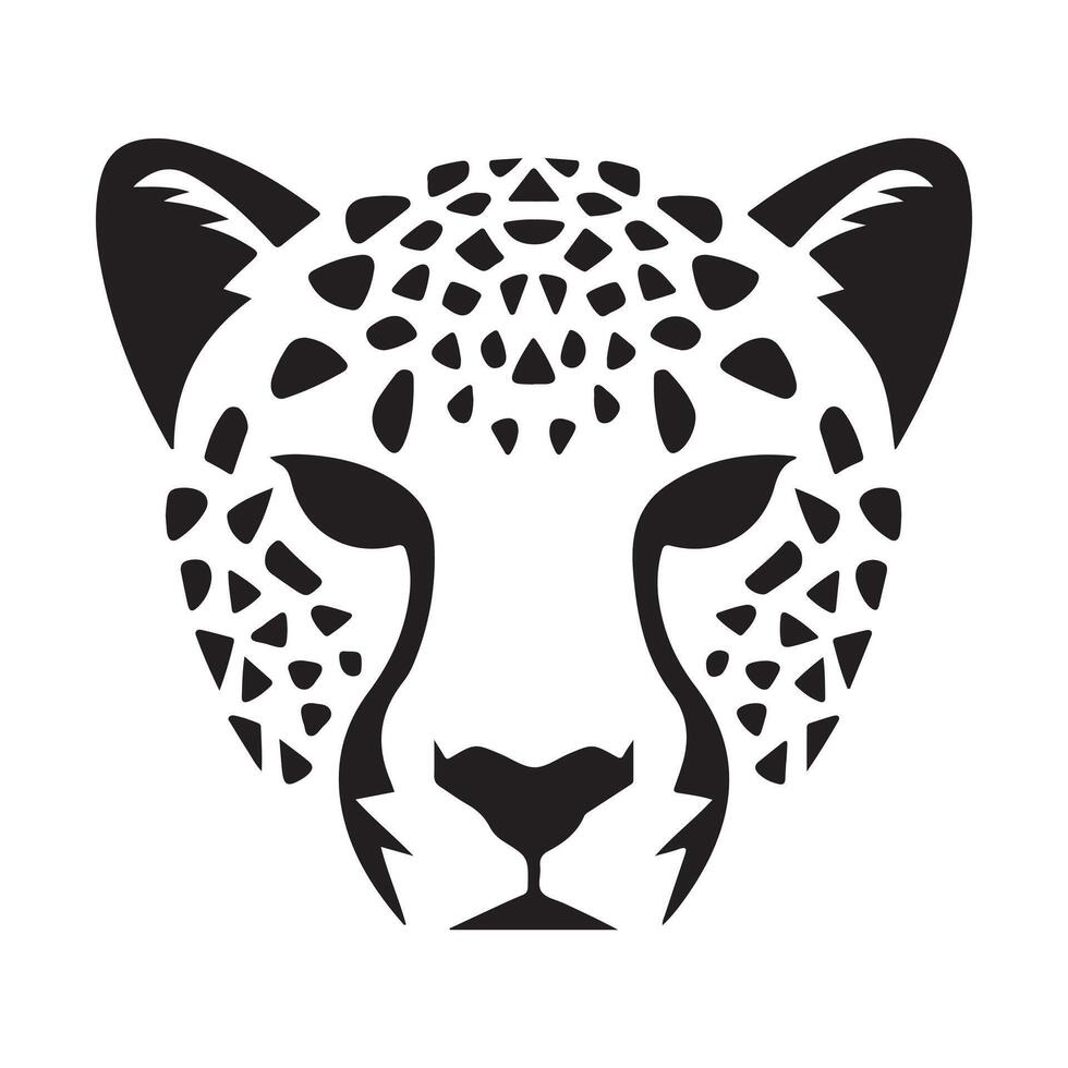 Sleek and Powerful Cheetah Designs in Flat and Outline Styles vector