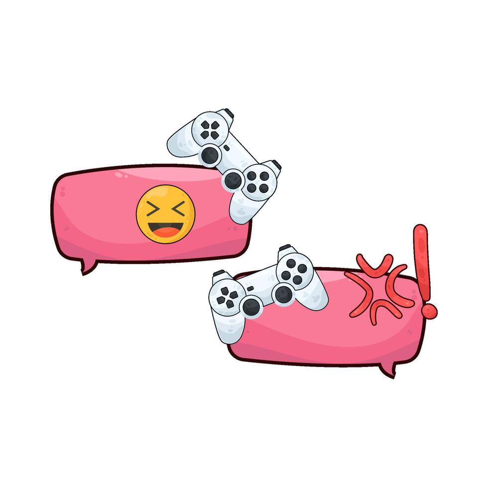 game chat box vector