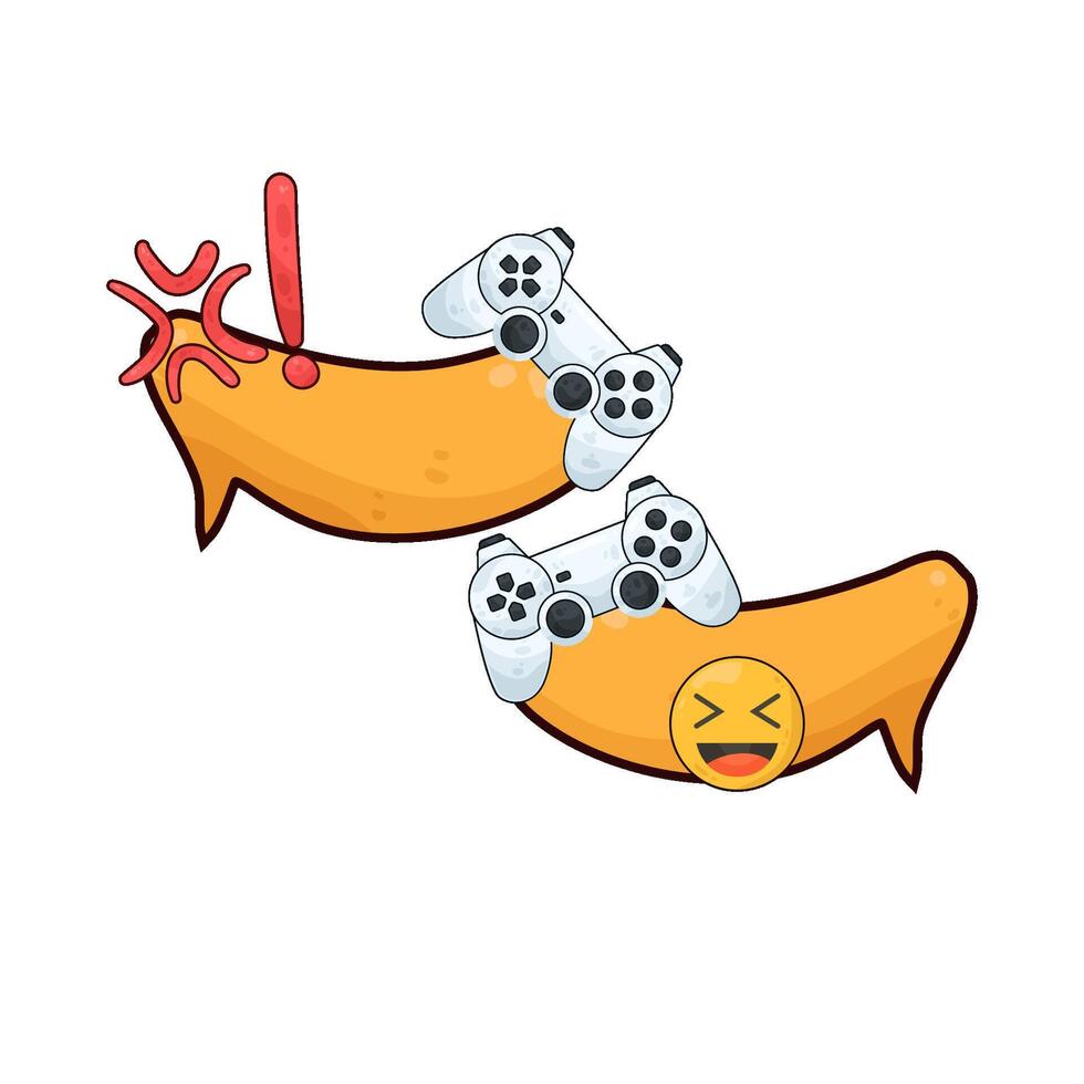 game message illustration vector