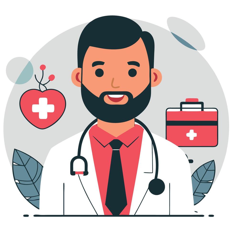 Comprehensive Illustration Depicting the Medical Specialty of Otolaryngology vector