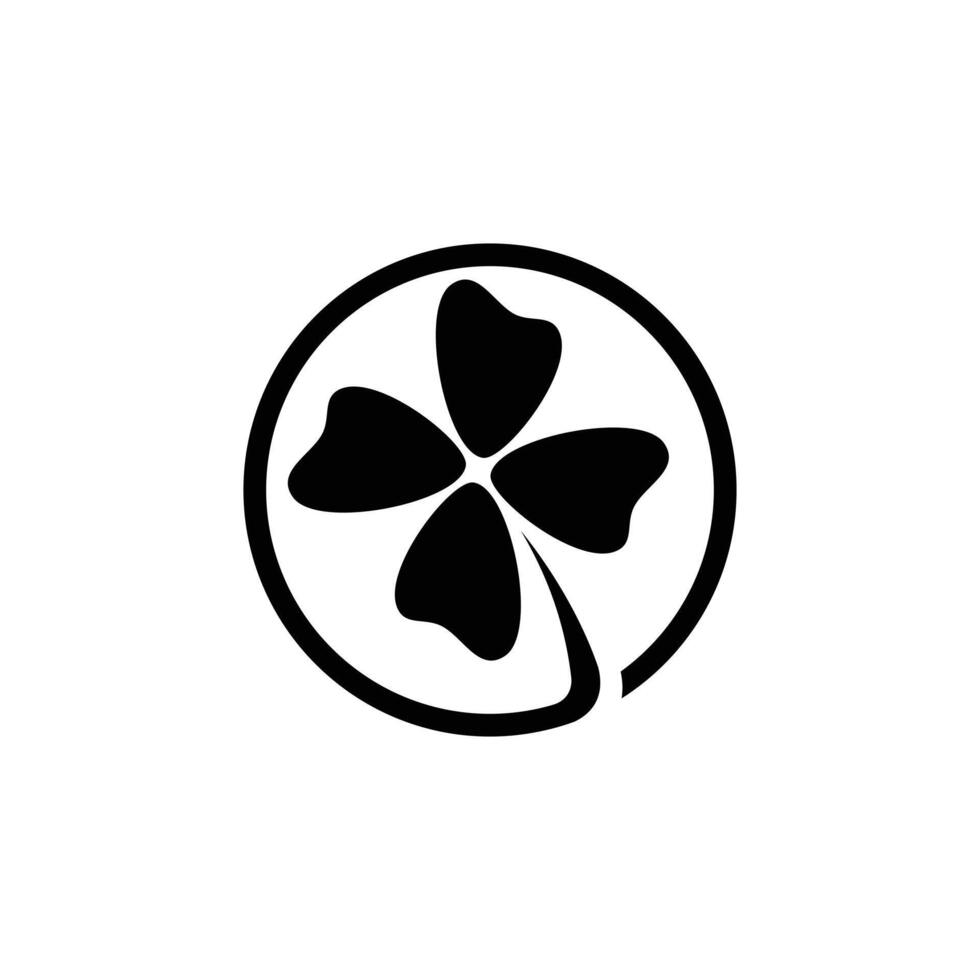 Clover leaf logo template design vector
