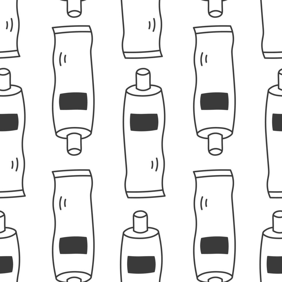Wavy Tube Package Seamless Pattern vector