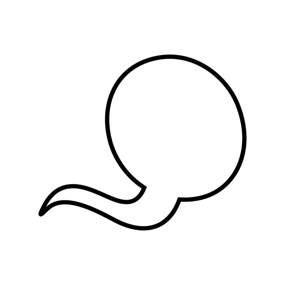 speech bubble icon over white background, illustration symbol. vector