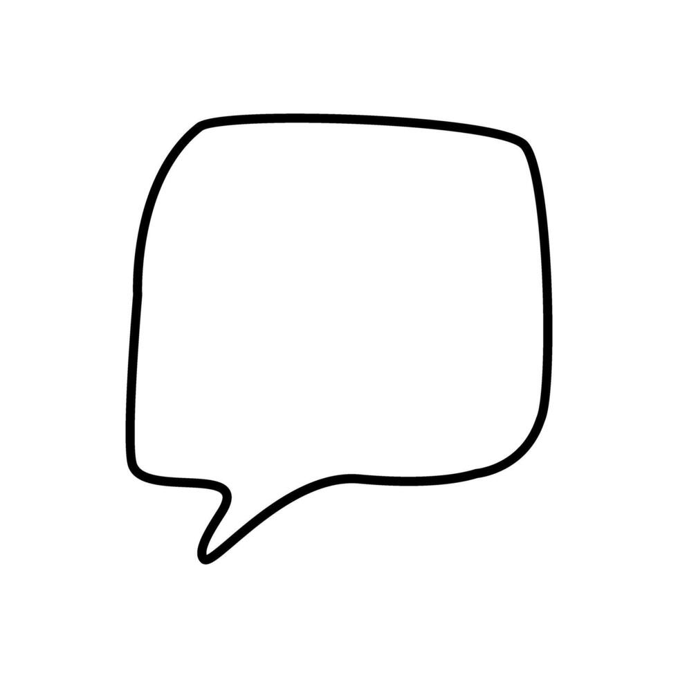 speech bubble icon over white background, half line half style, illustration. vector