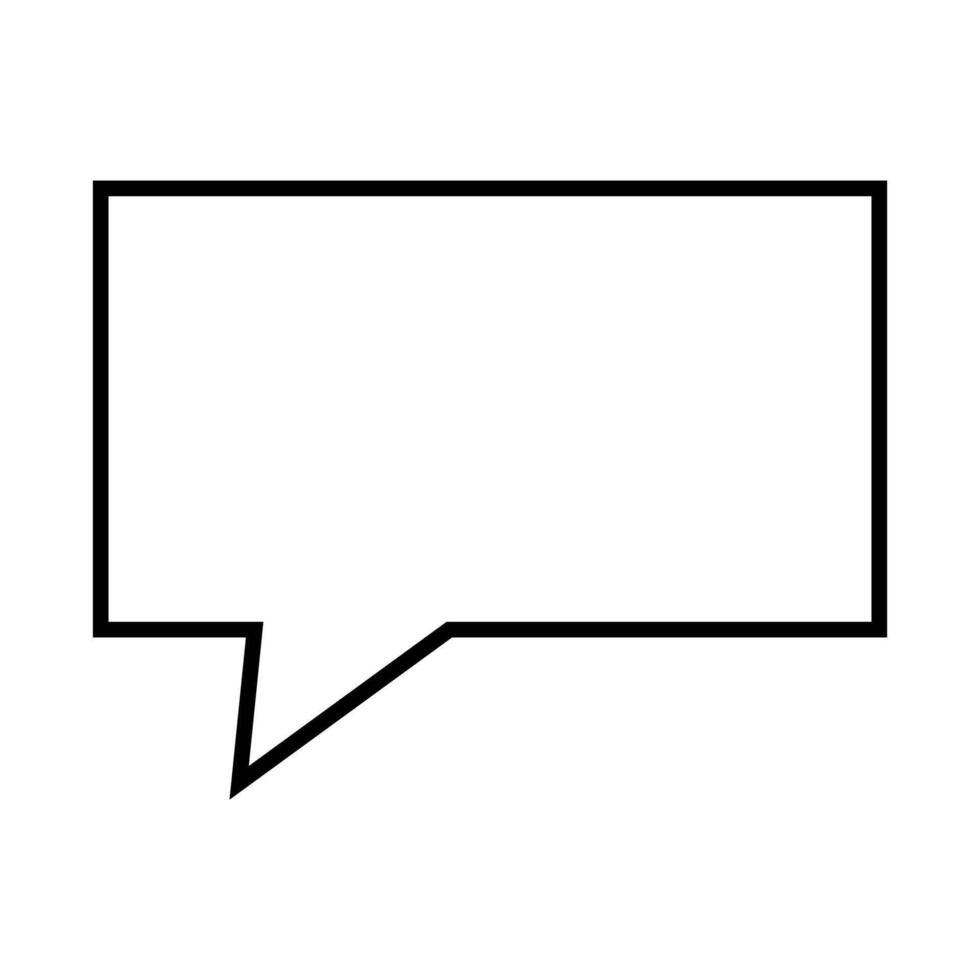 speech bubble message isolated icon . Massage illustration sign. Text bubble icon. vector