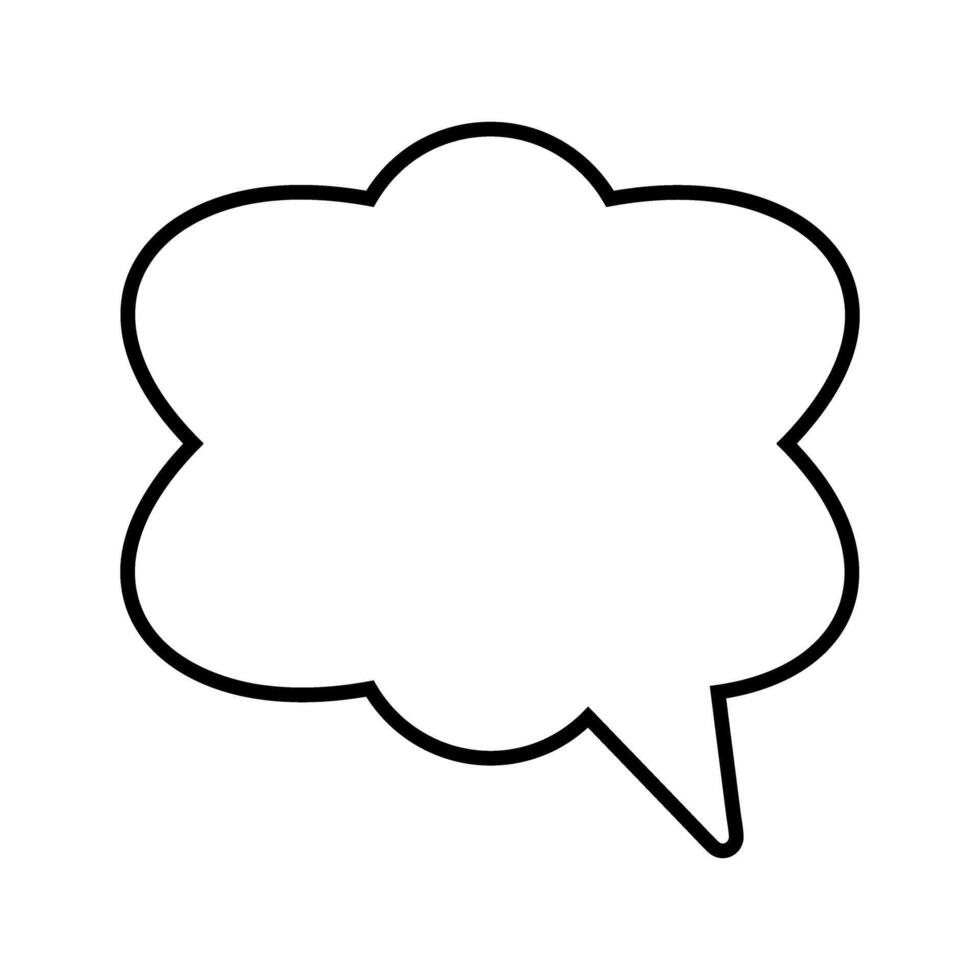 speech bubble message isolated icon illustration designicon line and fill style. vector