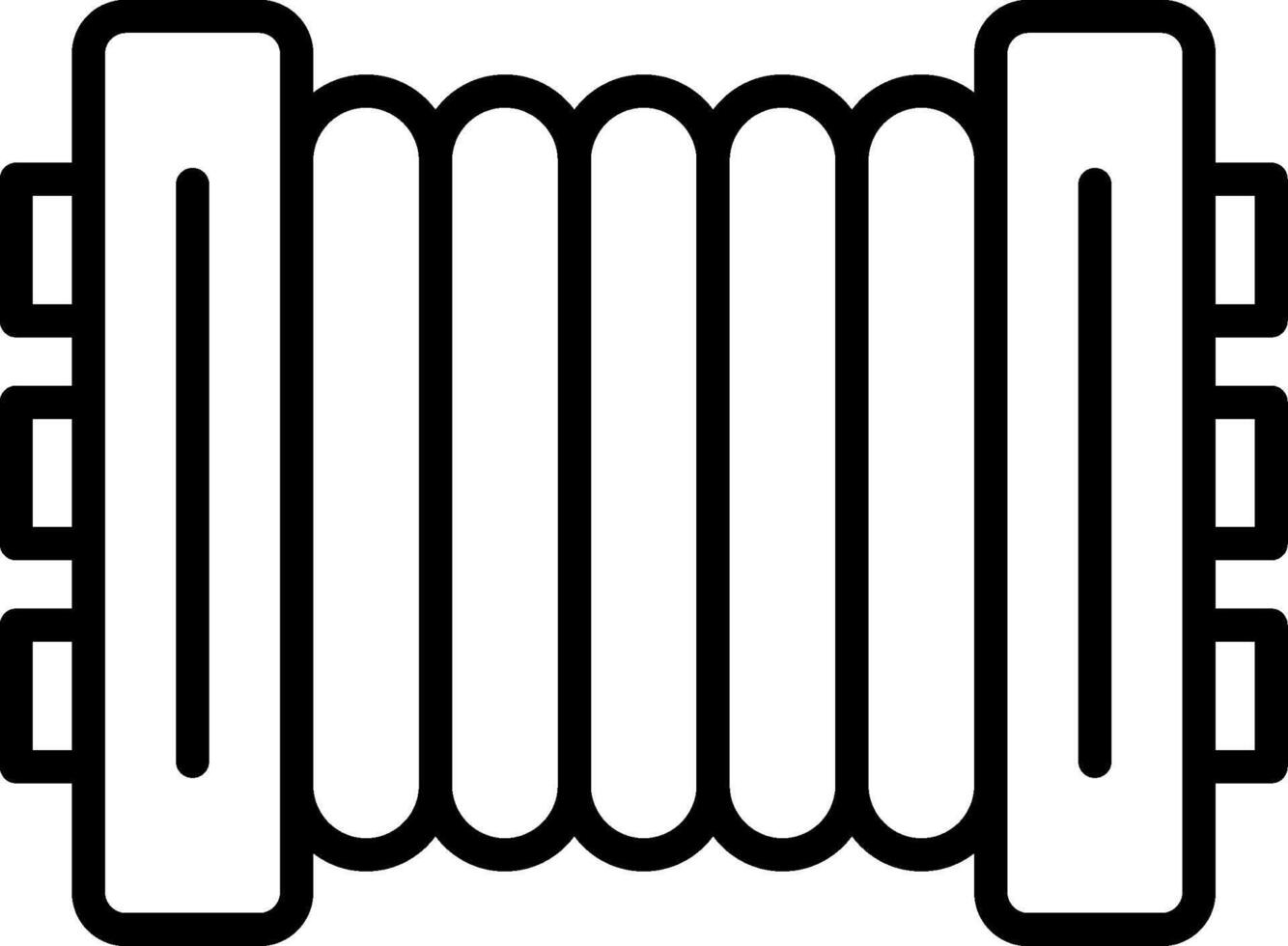 Accordion Creative Icon Design vector