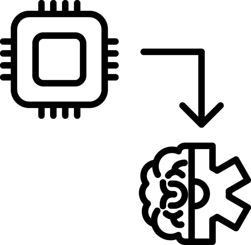 Cognitive Control Creative Icon Design vector
