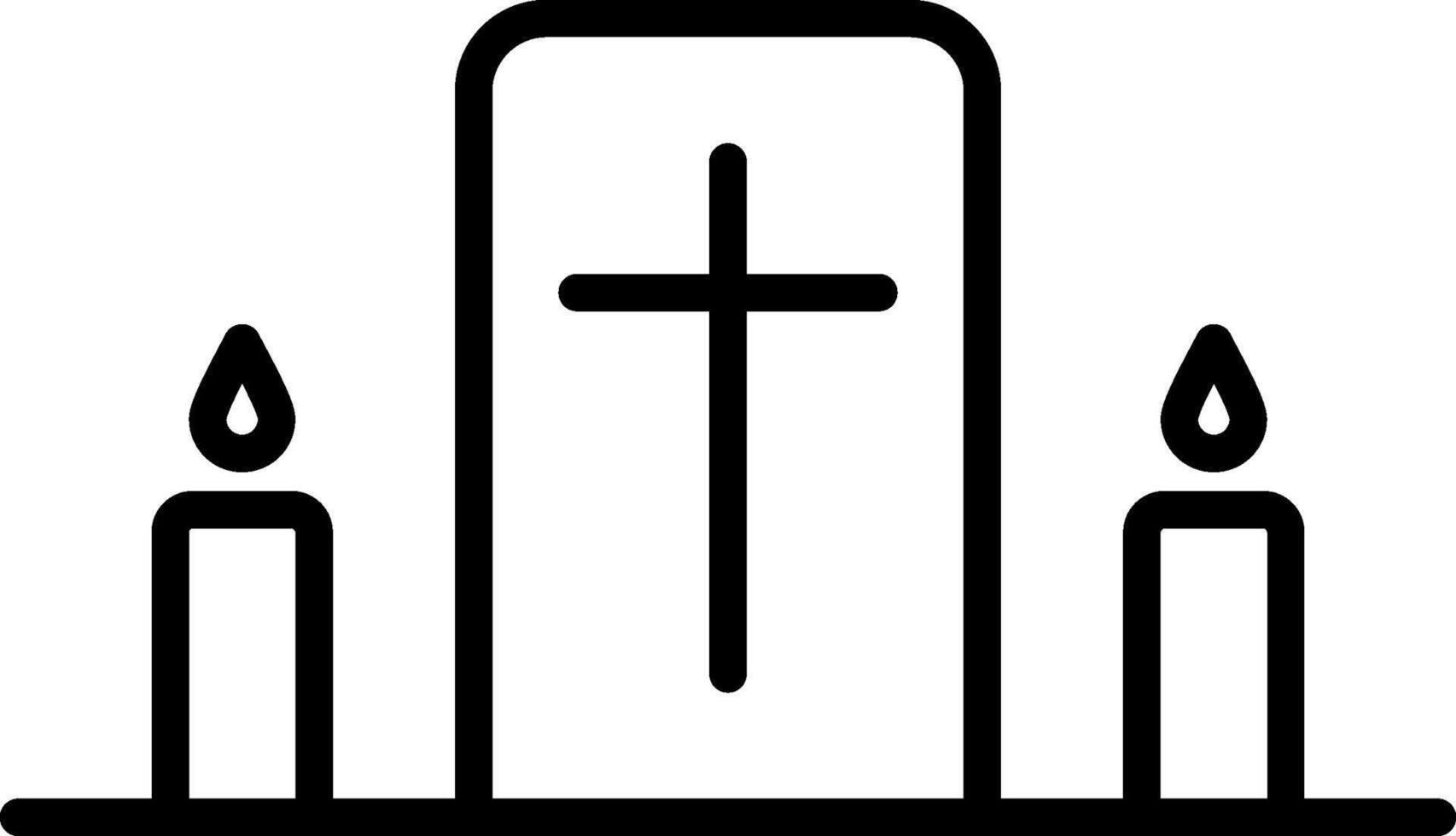 Cross Creative Icon Design vector