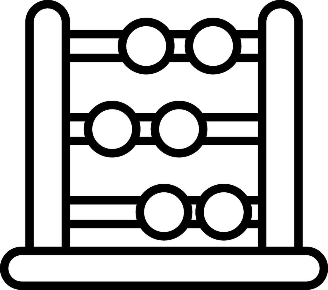 Abacus Toy Creative Icon Design vector
