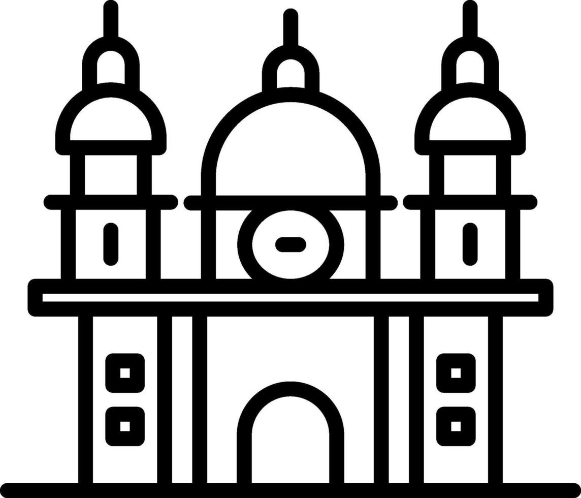 Cathedral Creative Icon Design vector