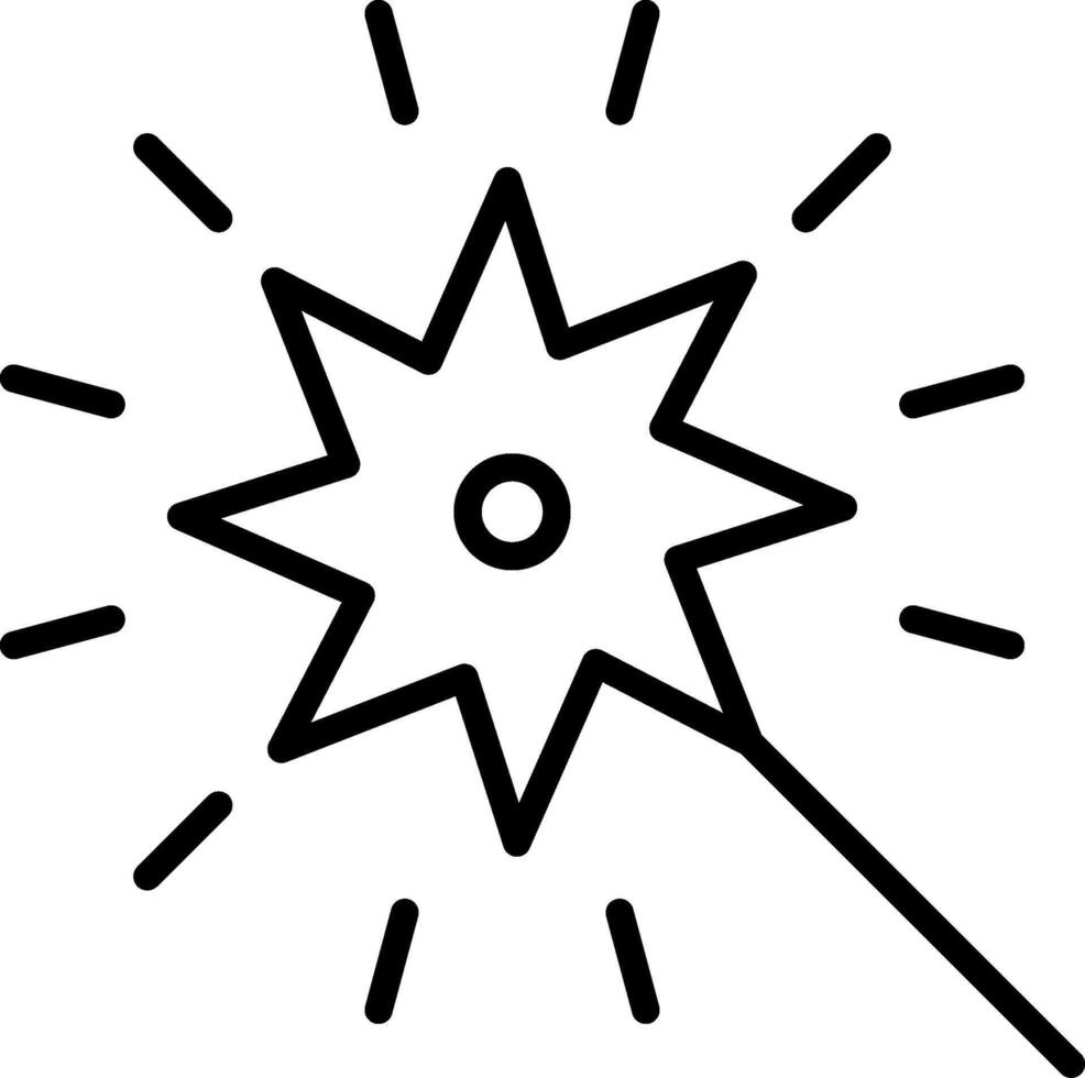 Sparkler Creative Icon Design vector
