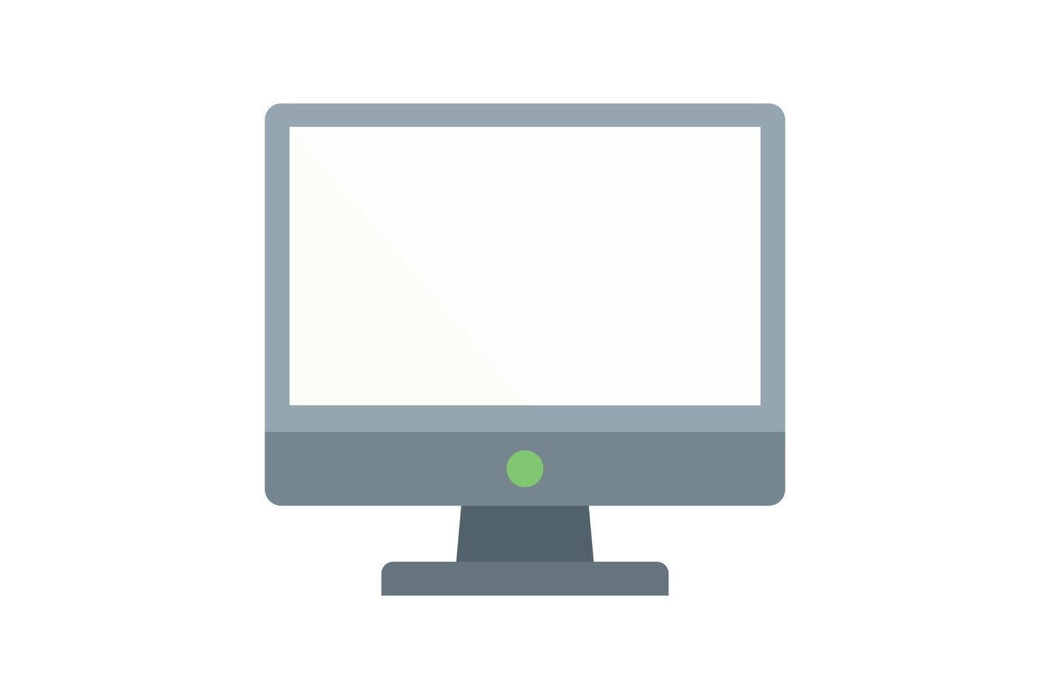 computadora monitor icono plano estilo, computadora monitor icono, escritorio monitor plano icono, computadora monitor , digital pantalla vector