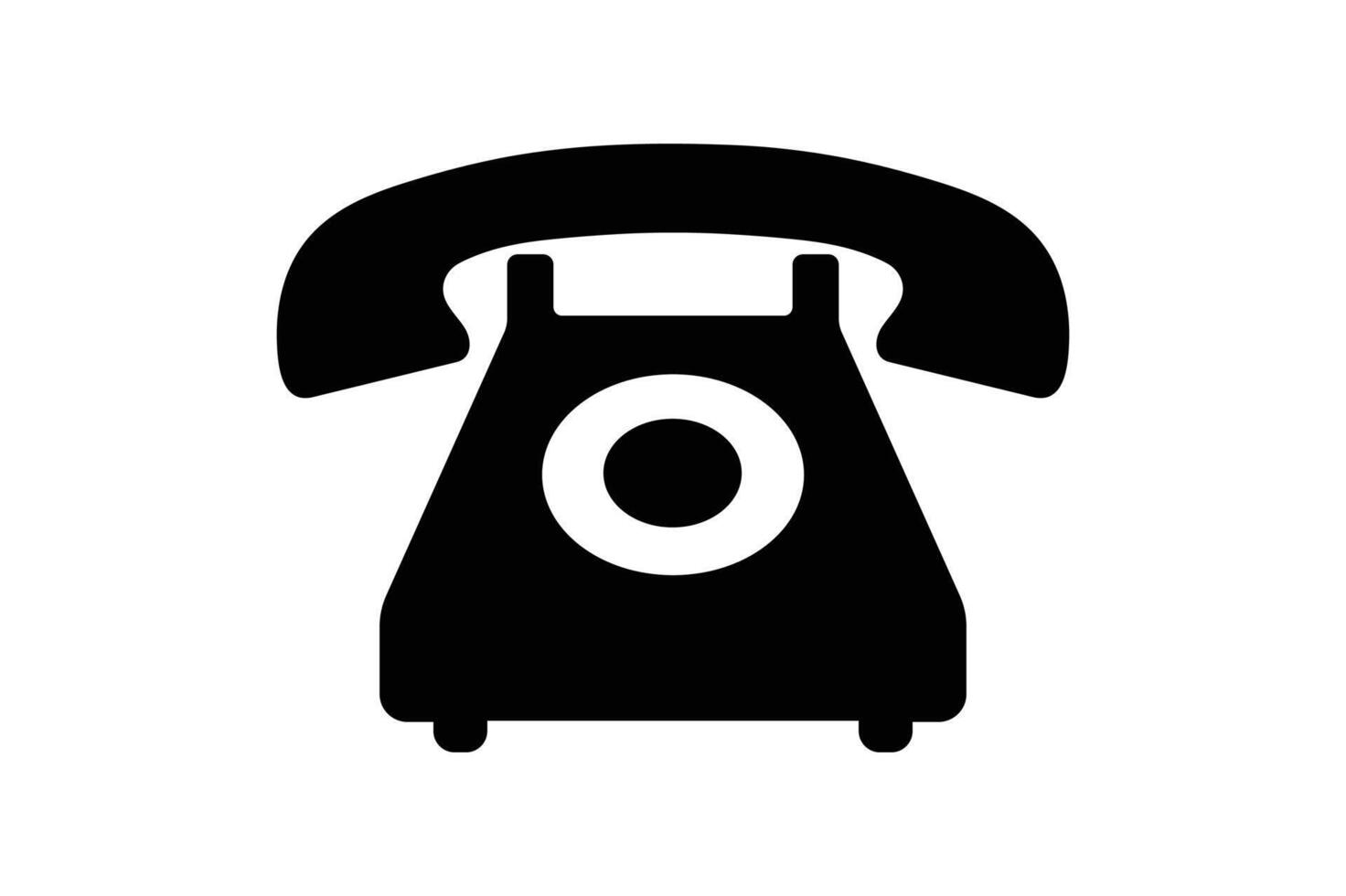 Emergency Call Icon Design, telephone icon, phone symbol, mobile hotline icon, landline vector