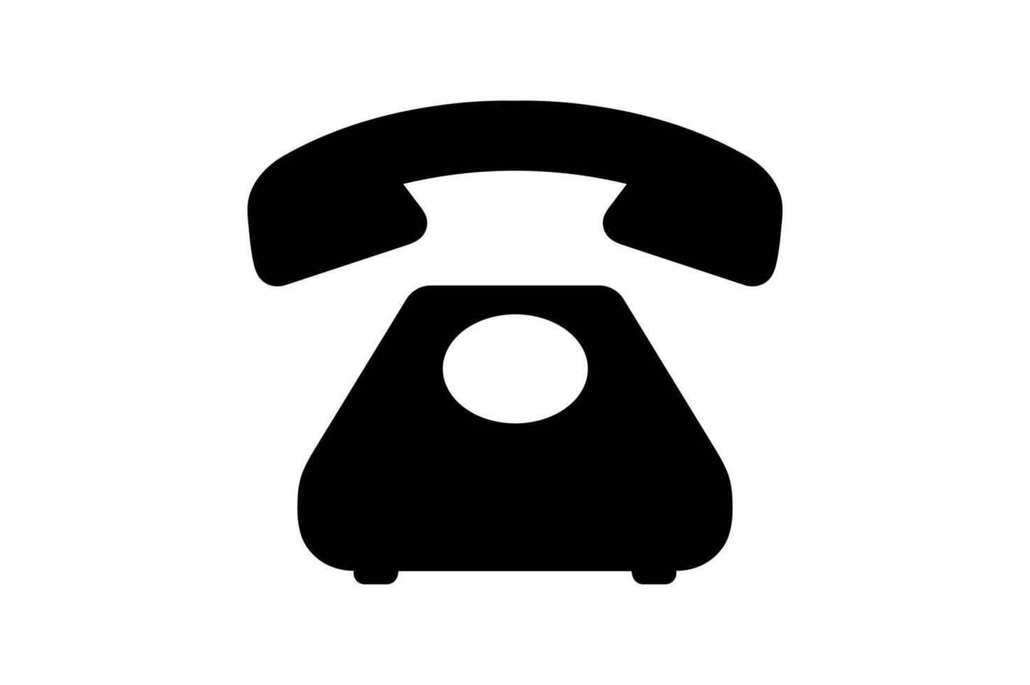 Support Hotline Phone Icon, telephone icon, phone symbol, mobile hotline icon, landline vector