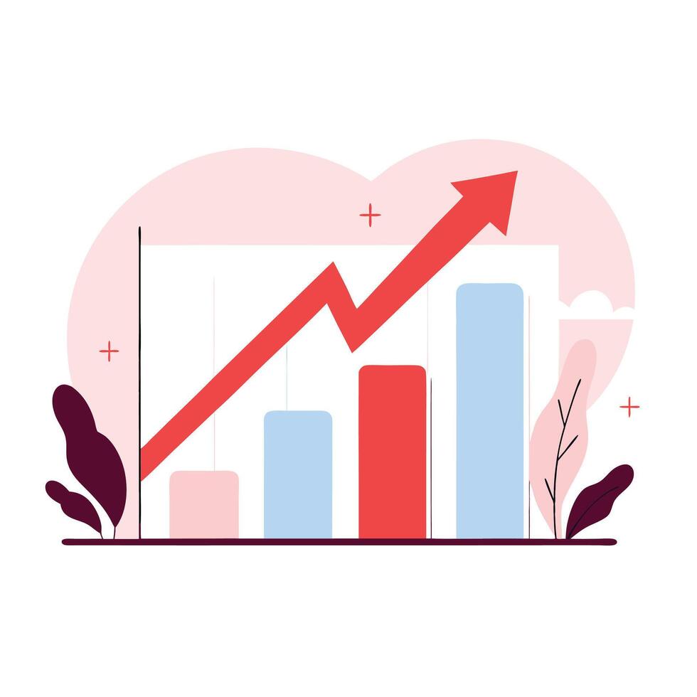 Business Growth Chart vector