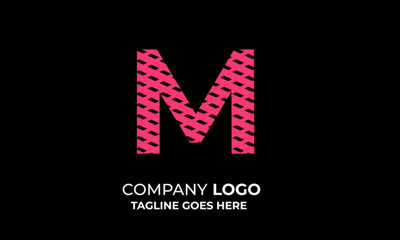M Logo for Stylish Business Modern Branding and Unique Identity vector