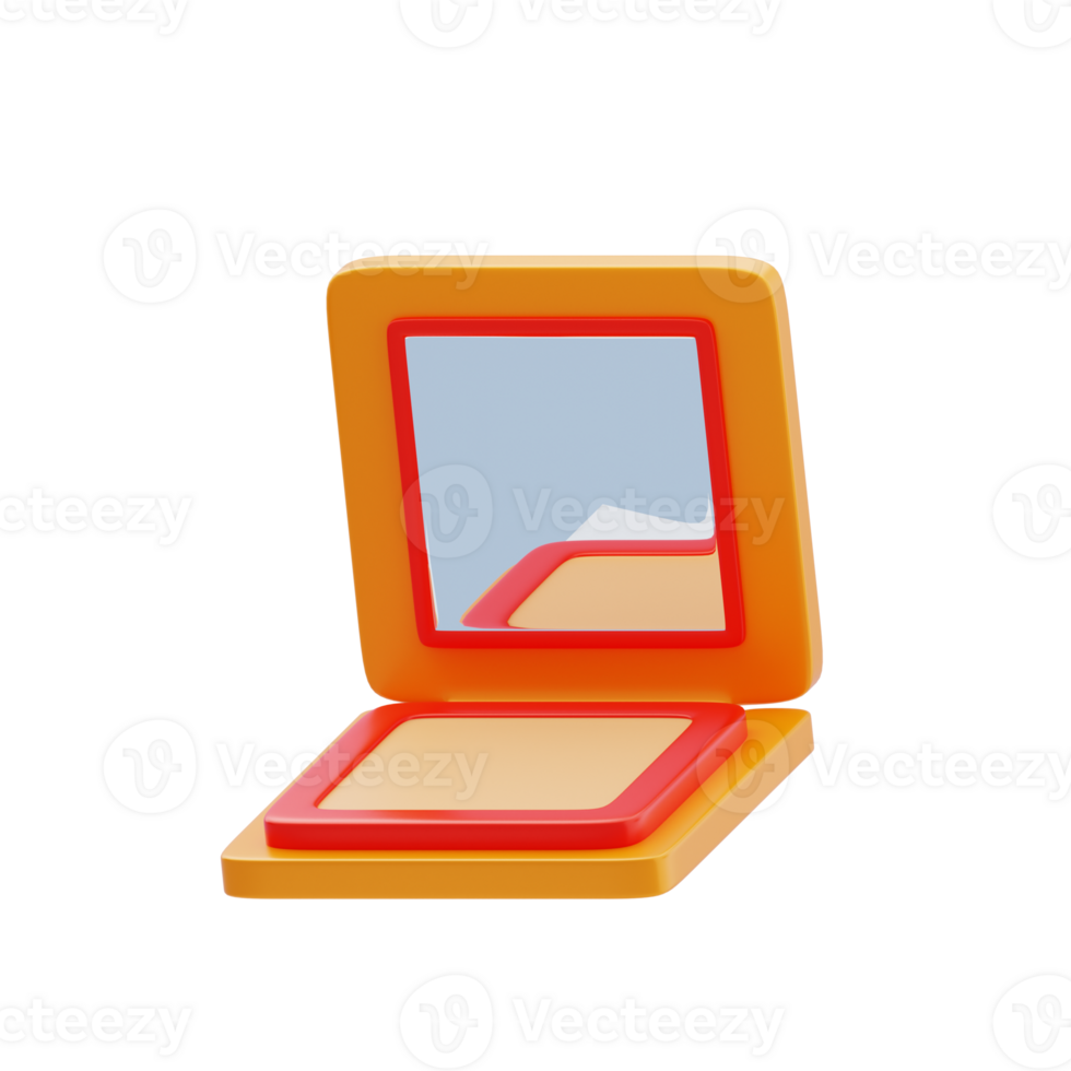 Blush On 3D Icon. Blush Product 3D Icon png