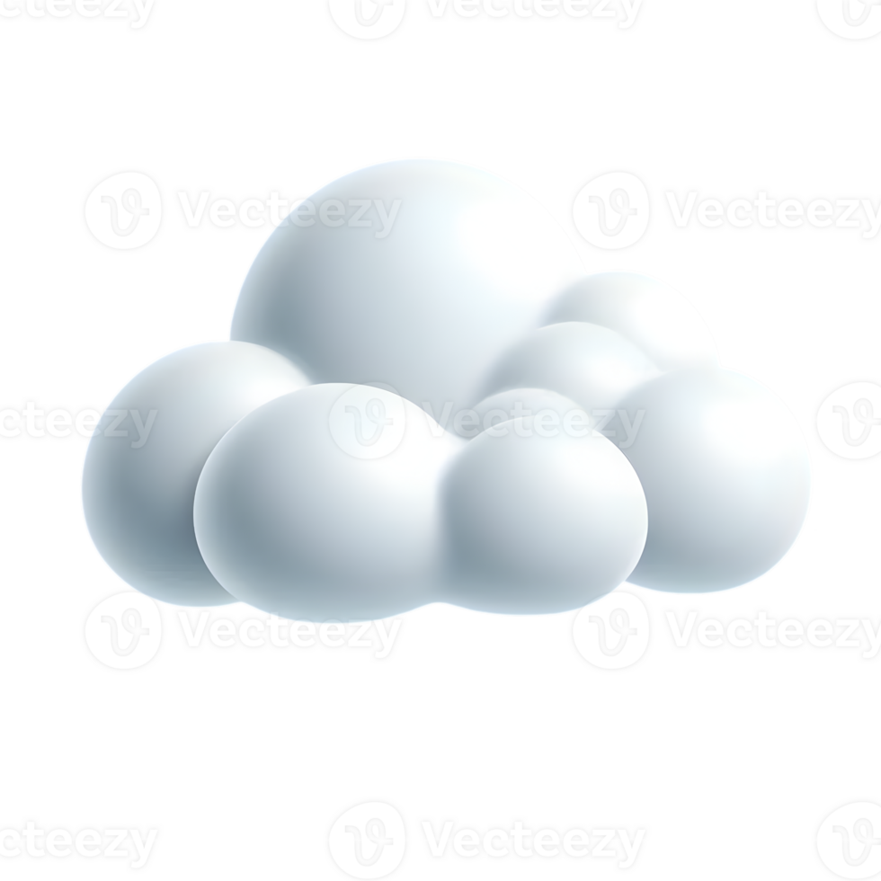 A cloud with white clouds on it png