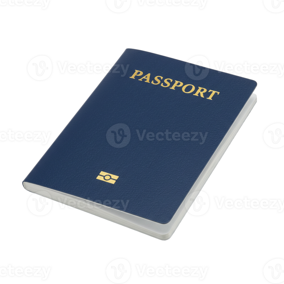 Passport resting on a flat surface ready for travel png