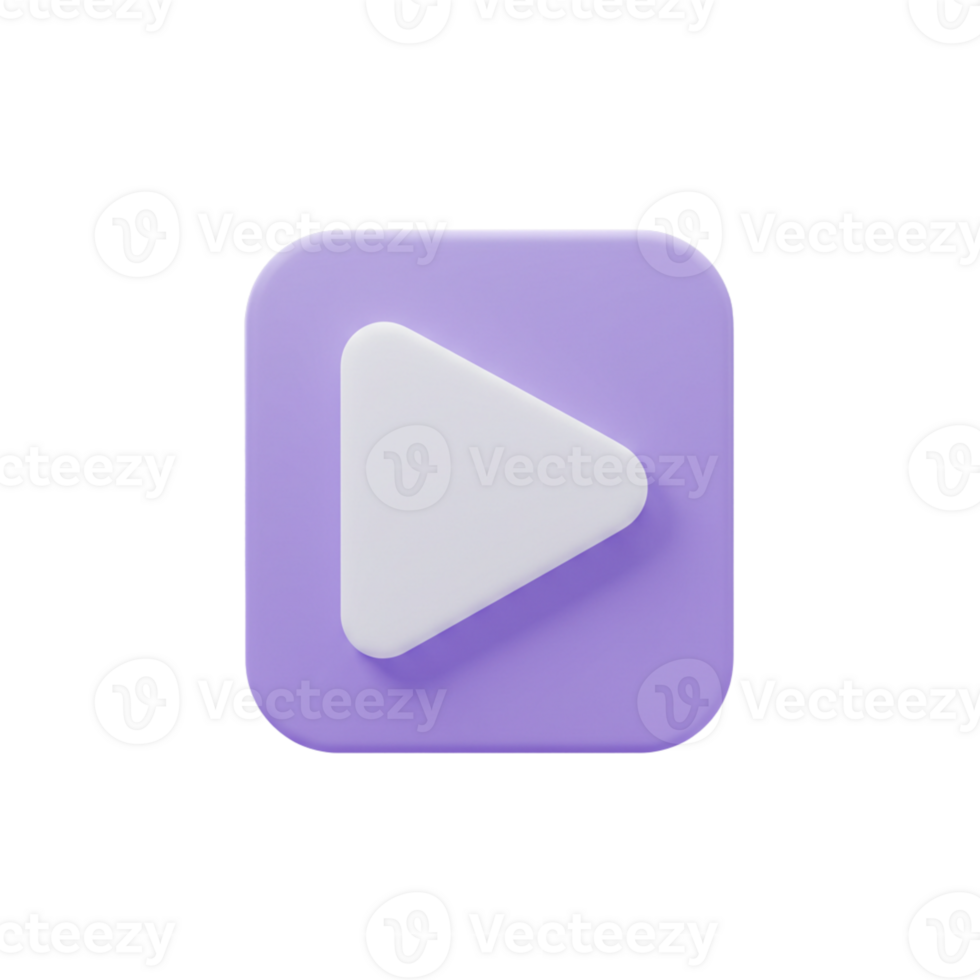 Play Button Icon for Media and Entertainment Use png