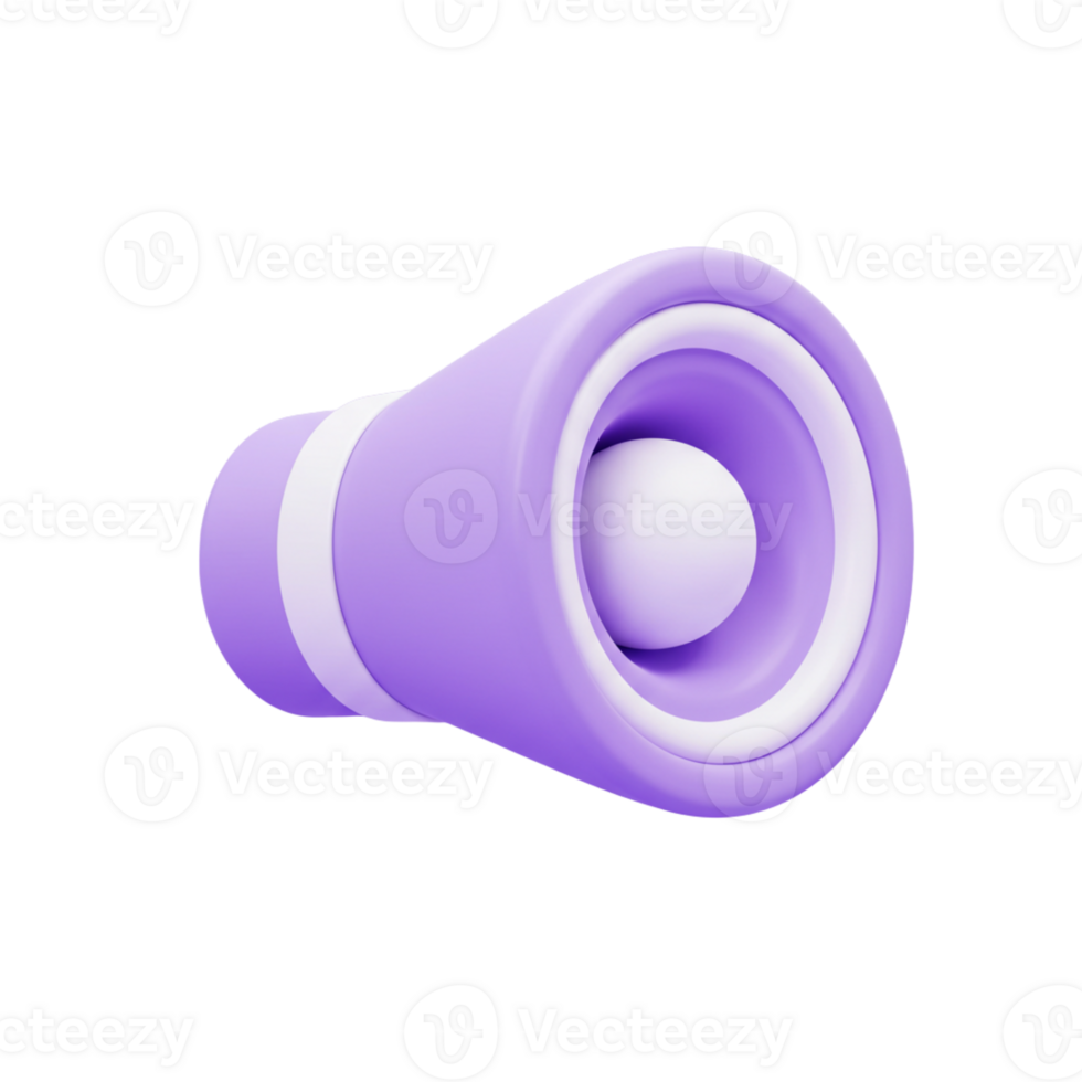 Purple Speaker Icon for Sound and Music Graphics png