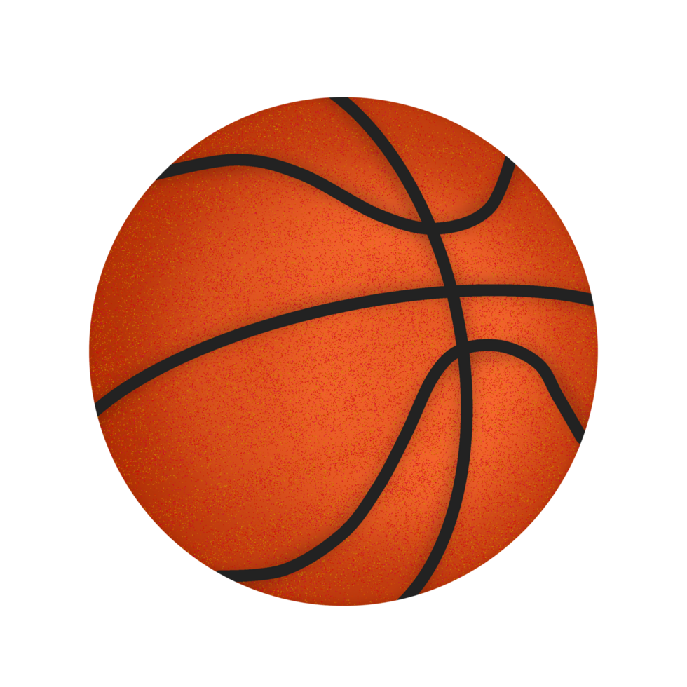 Basketball simple illustration png