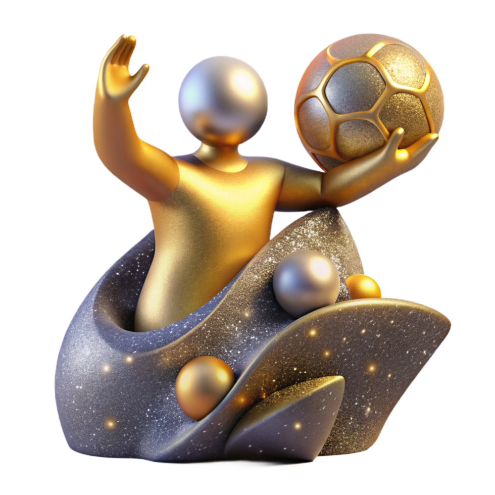beautiful creative Abstract Figure Reaching for Future Isolated Element original png