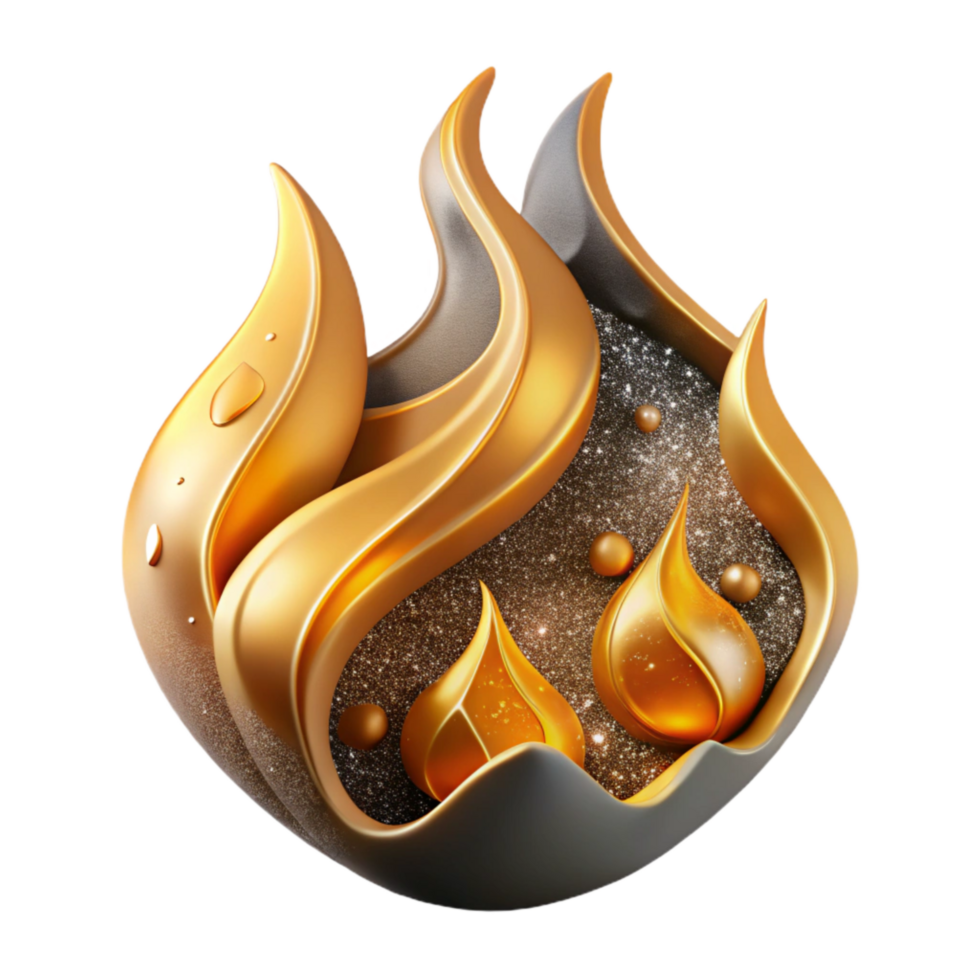 impressive modern Abstract Fire Flame Design with Smoke Cutout high quality png