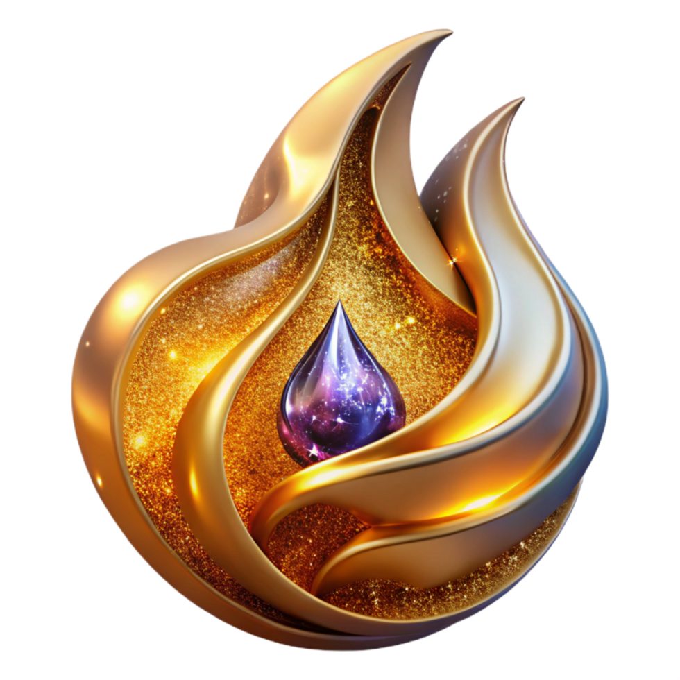 beautiful abstract Abstract Flame Swirl Cutout professional png
