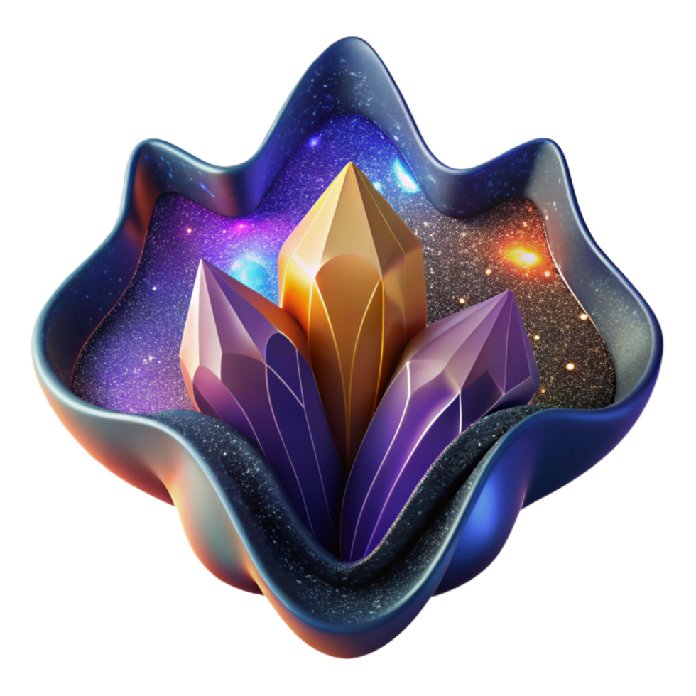 extraordinary traditional Abstract Reaching Shape with Vibrant Colors Transparent Background professional png